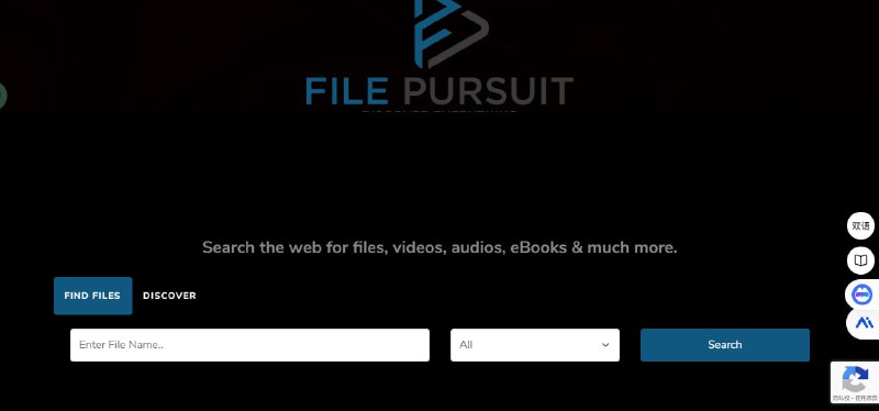 filepursuit提供一个用户友好的界面，使其易于快速搜索文件，可全网搜索特定文件包括视频 / 音频 / 电子书 / 软件 / 压缩包等文件🧘 网址: 资源链接 💞 感谢 [ 来自 匿名 供稿 ]💭 中文 | 💭 聊天 | 💭 投稿