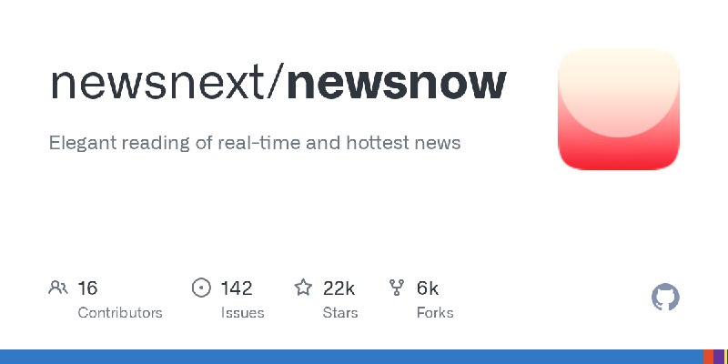 GitHub - newsnext/newsnow: Elegant reading of real-time and hottest news