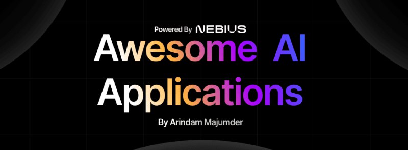 👉 名称：awesome-ai-apps