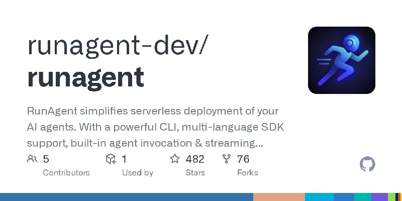 GitHub - runagent-dev/runagent: RunAgent simplifies serverless deployment of your AI agents. With a powerful CLI, multi-language…
