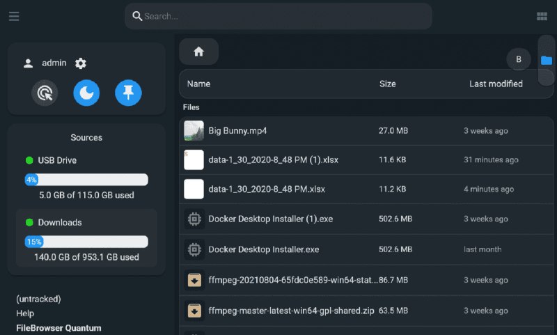 👉 名称：gtsteffaniak/filebrowser