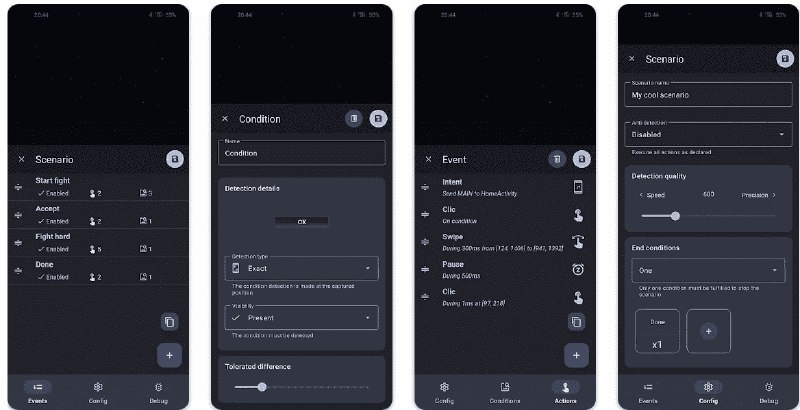 👉 名称：Smart-AutoClicker🤖 类型：🤖软件👏 介绍：Smart-AutoClicker 是一个开源的自动点击软件，专为 Android 设备设计，能够基于图像检测来自动化重复性任务，同时提供了传统的自动点击功能：
