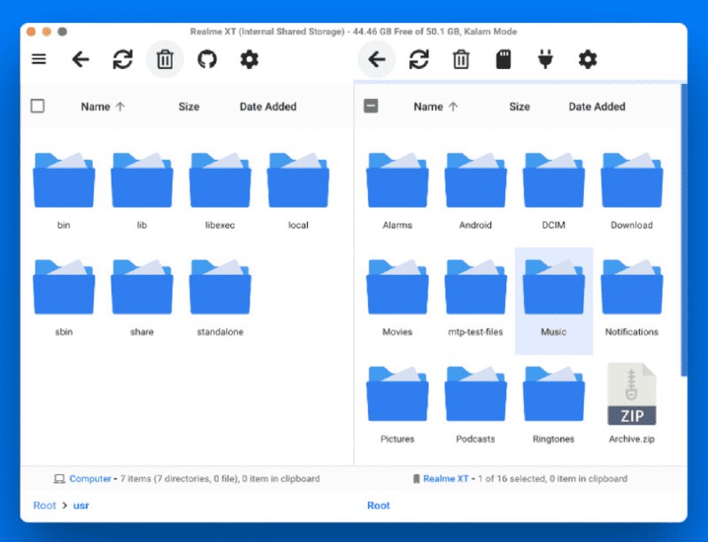 👉 名称：openmtp🤖 类型：🤖软件👏 介绍：一个免费且开源的 macOS 应用程序，用于在 macOS 和 Android/MTP 设备之间安全地传输文件