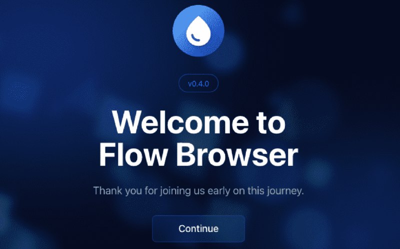 👉 名称：flow-browser🤖 类型：🤖软件👏 介绍：Flow Browser 是一个基于 Electron 框架构建的现代化网页浏览器，它支持多个配置文件、多工作空间、侧边栏、命令面板、自定义扩展、原生广告拦截器等功能
