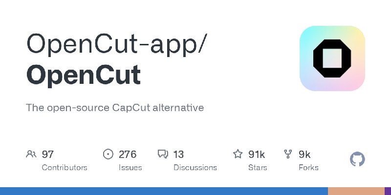GitHub - OpenCut-app/OpenCut: The open-source CapCut alternative