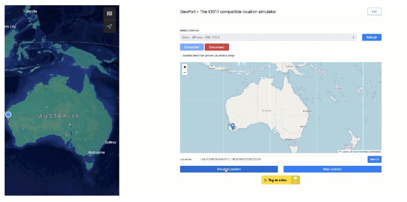 #iOS #虚拟定位 #工具 GeoPort - 一款支持 iOS 的虚拟定位器 开源页面iOS 虚拟定位现在不需要越狱，只要 iOS 17及以上系统即可实现！下载客户端，然后用 USB 连接电脑即可实现，聊胜于无！支持Windows、macOS、Linux📮投稿    📢频道    💬群聊    索引