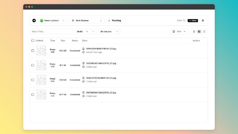#GitHub #Telegram #解析 Telegram Files - Telegram 文件下载器▎项目介绍：一个开源自托管 Telegram 文件下载工具，旨在实现持续、稳定且无需人工干预的下载