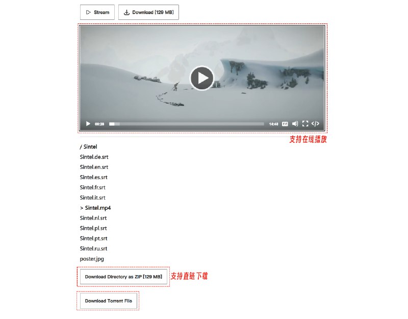 #开源 #磁力 #在线工具 Webtor.io 的自托管版本webtor.io 可将种子文件或者磁力链接转换为可下载直链，还支持在线播放视频、音频📮投稿    📢频道    💬群聊    索引