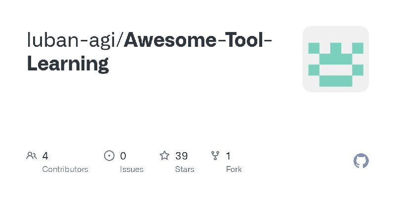 📂 #Github #AI📚 Awesome Tool Learning▎项目功能: 工具学习的论文和应用▎项目介绍: 关于工具学习的精彩论文和工具
