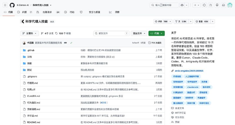 160多个科研类Skill包括地理、医学、物理等多个方面，涵盖晶体结构分析、光谱匹配等多种专业技能，也可以撰写文献综述、制定实验方案等，科研必备～🧘 网址: 资源链接 💞 感谢 [ 来自 匿名 供稿 ]💭 资讯 | 💭 网盘 | 💭 投稿