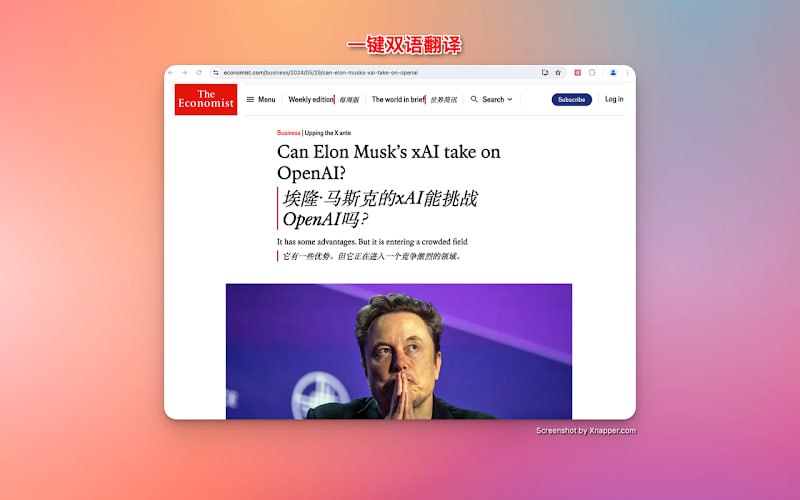 #翻译 #插件 #开源 